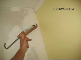 Caulking As An Alternative Method For Finishing Drywall Corners Youtube Drywall Corners Alternatives To Drywall Caulking