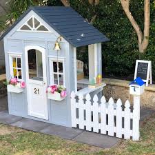 Inspired By Home On Instagram Yes That Was Us With The Army Of Parents Working Into The Night On Their K Play Houses Backyard Kids Play Area Backyard House