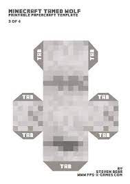 After that, you have to feed the dogs and make sure that you are properly aware of all the foods they liked. Large Papercraft Tamed Wolf Template Fpsxgames Paper Crafts Minecraft Wolf Minecraft Crafts