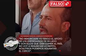 Luis Fernando Camacho no declaró que los empresarios «dan de comer al país» 