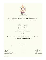 Ambitious graduates looking to accelerate their management careers can now apply to complete the postgraduate diploma in business administration (pdba) fully online. Business Management Certificate