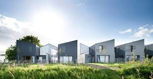 Vezin Le Coquet Rennes Neuf Maisons A Vivre Et Une Piece A Imaginer En Polycarbonate Transpar Maison L Architecture Du Logement Social Maison D Architecture