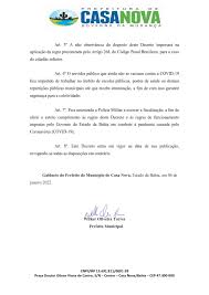 PREFEITURA DE CASA NOVA PUBLICA: