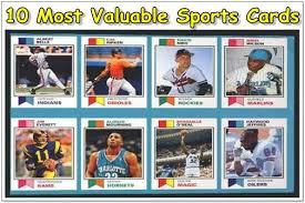 These cards feature one or more baseball players, teams, stadiums, or celebrities. Top 10 Most Valuable Sports Cards Ever Sold