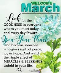 Pin On Welcome March Images And Quotes