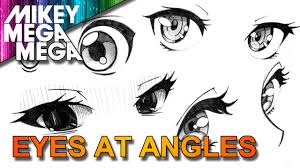 Drawing an anime face from a profile side view! How To Draw Eyes From An Angle In Anime Manga Youtube