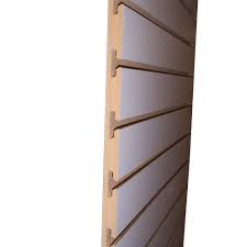 3 4 In X 24 In X 8 Ft White Slatwall Melamine Board 663765 The Home Depot In 2020 Slat Wall Wood Slat Wall Melamine Shelving