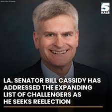 WATCH HERE ➡️  https://www.kalb.com/2025/07/31/cassidy-reacts-expanding-list-challengers-he-seeks-reelection/