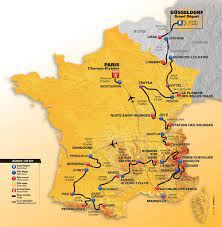 La 104e édition du tour de france se déroulera du 1er au 23 juillet 2017. Le Parcours Du Tour De France 2017 Sport 365