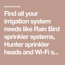 Rainbird sprinkler systems, manuals and resources. Find All Your Irrigation System Needs Like Rain Bird Sprinkler Systems Hunter Sprinkler Heads And Wi Fi Sprin Irrigation Hunter Sprinkler Sprinkler Controller