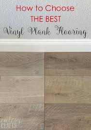 After you're done with the laying of the plank. How To Choose The Best Vinyl Plank Flooring Cutesy Crafts
