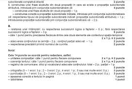 Informații despre examenul de evaluare națională. Barem Romana Evaluarea Nationala 2017 02 Great News