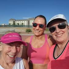 Training for upcoming race walk event