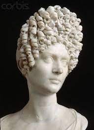 Imperial Roman Sculpture Head Of A Woman With Curly Hair Corbis Images No Other Information Was Provided This Hair Roman Sculpture Roman Art Sculpture Head