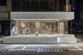Jeonghwa Seo Creates Furniture For Seoul Cafe And Wine Bar Et Cetera Concrete Interiors Bar Furniture Design Cafe Interior Design