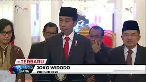 Jokowi Umumkan Kenaikan Thr Bagi Pns Tni Polri Pensiunan Youtube