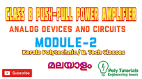 Class B Push-Pull Amplifier /Module 2/Analog Devices & Circuits