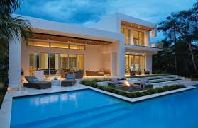 Maybe you would like to learn more about one of these? Tropical Inspiration Wraps Modern Naples Home Florida Design
