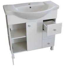 🛁Долен шкаф за баня от PVC АНГАРА 80 см🔝Цена🎯Долни шкафове🚿Фаянс трейд  ЕООД🛒