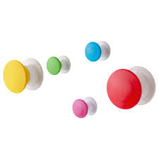 Losjon Hanger Mixed Colors Assorted Colors Ikea Wall Hooks Kids Bath Wall Hanger