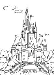 Do you see tinker bell ?. Disney Castle Coloring Pages Castle Coloring Page Princess Coloring Pages Disney Castle Drawing