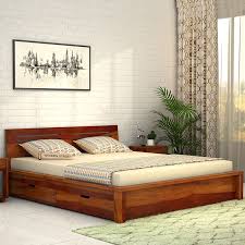 Maybe you would like to learn more about one of these? The Sturdy And Durable Lynet Bed Made Of Sheesham Wood Has A Graceful Honey Finish And Attractive Desi Bed Design Modern Bedroom Bed Design Wooden Bed Design