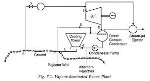 vapour dominated geothermal power plant energy management