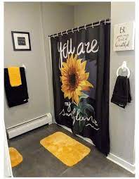 Sunflower Guest Room Sunflower Bathroom Decor Sunflowerbathroomdecor In 2021 Decor Home Living Room Bright Bathroom Decor Bathroom Decor Themes