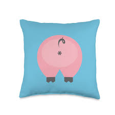 Amazon.com: Cool Funny Gay Pig Play Gift Idea & Accessories Oink Nasty Butt  Funny Pig Lover Surprise Turn Around Throw Pillow, 16x16, Multicolor : Home  & Kitchen