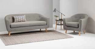 Lottie 3 Seater Sofa Chalk Grey In 2020 3 Sitzer Sofa 2 Sitzer Sofa Ledersofa Grau