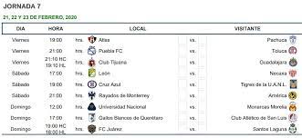 Consulta los horarios y resultados de los partidos de regular jornada 6 de la liga mx clausura 2018 en as.com Clausura 2020 Calendario Liga Mx Horarios Fechas Y Resultados De Todos Los Partidos Del Clausura 2020 Marca Claro Mexico