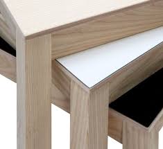 I'd seen some really cool raw edge plywood table tops at a few. Skandinavia Kvbp12 Nikari