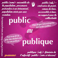 Check spelling or type a new query. Gramemopublic Ou Publique Distinguer Les Homophones Gramemo