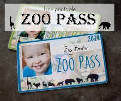 Zoo Pass Free Printable Preschool Zoo Theme Zoo Zoo Preschool