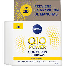 Como se ha de imaginar, el costo de la crema no es barata porque se usan ingredientes muy finos. Comprar Q10 Power Crema Cuidado De Dia Anti Arrugas Firmeza Spf 30 Para Piel Normal Tarro 50 Ml Nivea Supermercado El Corte Ingles