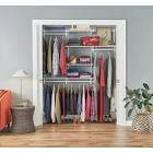 Shelf Track Closet Kit, White, 4-ft-6-ft ClosetMaid