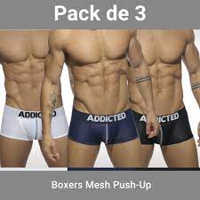 Lot de 8 boxers homme retro boxershorts coton. Lot Von 3 Boxer Push Up Addicted Verkauf Von Boxershorts Short