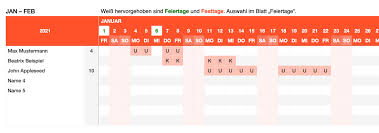 In der urlaubsplaner vorlage sind bereits zwei beispiele hinterlegt. Numbers Vorlage Urlaubsplaner 2021 Numbersvorlagen De