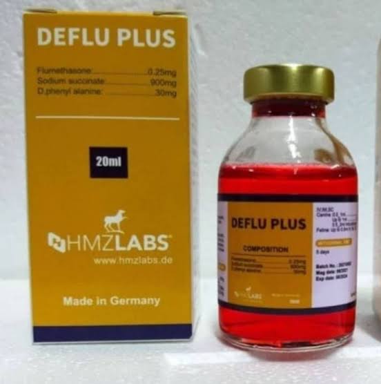 Deflu Plus 20ml Sterile Veterinary Solution by HMZ Labs