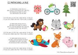 Ce matin alain va chez le médecin. La Maternelle De Laurene Paroles Ce Matin Dans La Rue