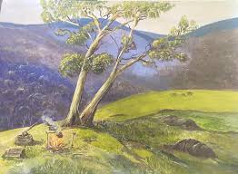 This was my first time I tried an underpainting colour of raw sienna and I  was surprised how much easier it was to paint. It really helped me a lot  getting the