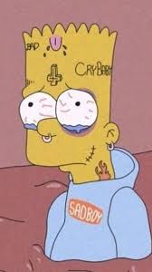 Find this pin and more on кошачьи обои by дарья бышенко. Sad Bart Wallpaper 9gag