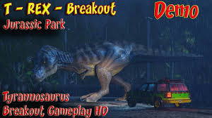 T Rex Breakout Demo Jurassic Park Gameplay 2k 1440p Hd Youtube
