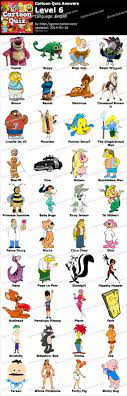 You can relive your childhood with our list of cartoon trivia questions. Cartoon Quiz Level 6 Game Solver