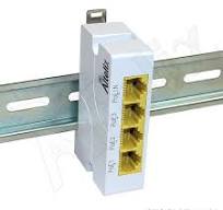 Altelix Gigabit IEEE 802.3af/at 4 Port PoE Extender Repeater Switch, DIN  Rail & Wall Mount