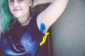 'this prevents the cuticle from effectively closing, which could result in lacklustre. How To Dye Your Armpit Hair Offbeat Home Life Dyed Armpit Hair Hair Color Hair Dye Trends
