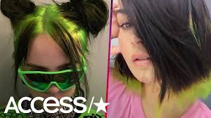 Demi lovato likes to use different hair color. Demi Lovato Channels Billie Eilish By Dying Her Hair Slime Green Youtube
