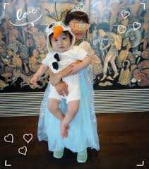 オラフの手作りコスチューム☆ | 整骨院カホのほかほか日記☆