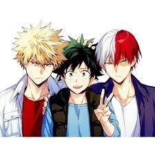 Deku and todoroki and bakugou. Pin By Reescarlet On Boku No Hero Academia Hero My Hero Academia Episodes My Hero Academia