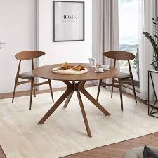 Mid century modern round kitchen table and chairs. 51 Small Dining Tables To Save Space Without Sacrificing Style Midcentury Modern Dining Table Mid Century Modern Dining Table Round Oval Table Dining